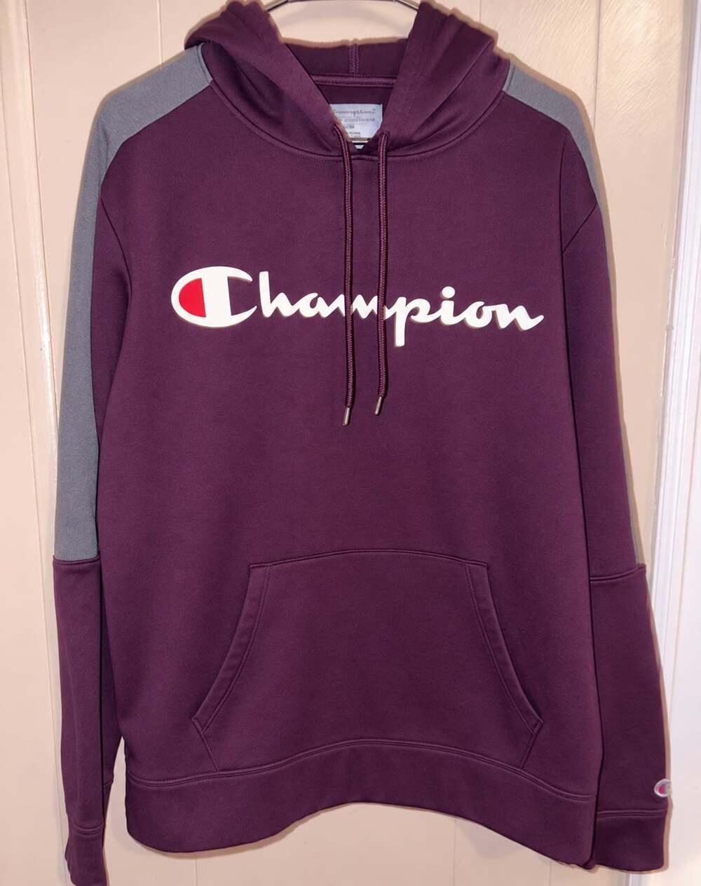 Champion Hoodie Size XL Dark Purple Pullover Sweatshirt